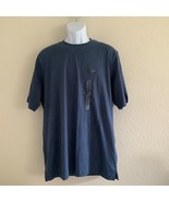 Greg Norman Mens Performance Lux Shark Logo T Shirt Mens Large Blue NEW - $30.45 CAD