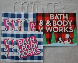 9 Bath &amp; Body Works Paper Gift Bag Tote Small Medium Bags Totes Lot - £10.82 GBP