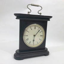 Wood Retro Style Shelf Clock 11 x 10 x 3.5 inches plus the top handle - £15.02 GBP
