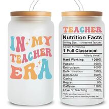 KIKUHE Teacher Gifts Glass Cup 16 Oz Clear - Teacher Appreciation Gift - $180.82 MXN KIKUHE Teacher Gifts Glass Cup 16 Oz Clear - Teacher Appreciation Gift - $180.82 MXN