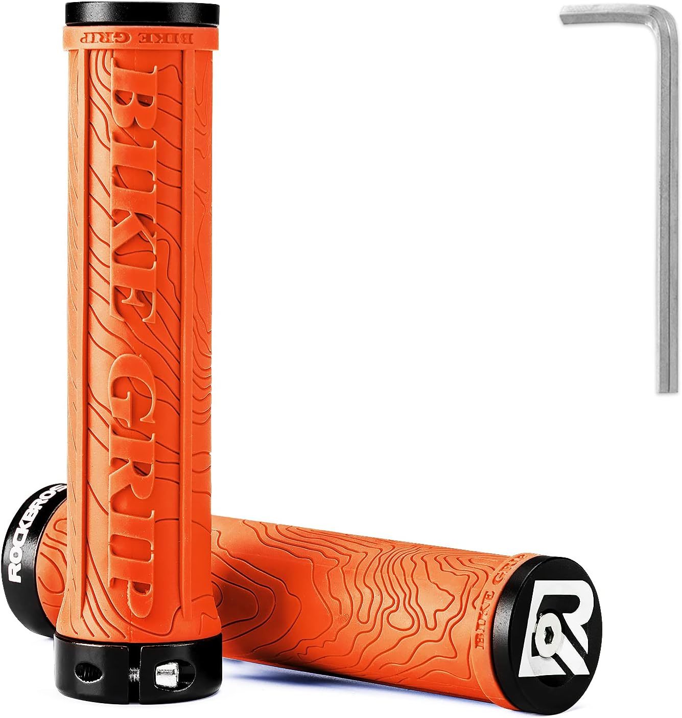 Rockbros Bike Handlebar Grips Double Lock-On Mtb Bicycle Handle, Folding... - $16.54