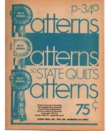 Vintage 70&#39;s Blue Ribbon Patterns Quilting Pattern booklet Volume 1 p-340 - $10.49 CAD