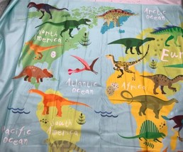 33.9x27.6 Inch Cartoon World Map Tapestry Dinosaur Tapestry Wall Hanging... - £14.38 GBP