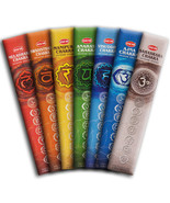 One Carton of Seven Chakras Incense Sticks by Hem! A scent for each Chakra! - $26.82 CAD