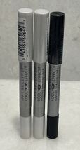 3 Maybelline Cool Effect Cooling Shadow / Liner - 05 Cold As Ice &amp; Black... - $18.56