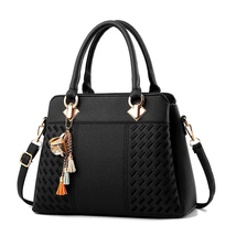 Luxury Handbag Women Crossbody Bag with Tassel Hanging Large Capacity Fe... - £19.95 GBP