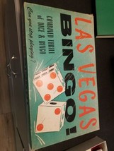 1959 LAS VEGAS BINGO Game w Box COMPLETE &amp; NICE - £17.25 GBP