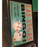 1959 LAS VEGAS BINGO Game w Box COMPLETE &amp; NICE - $21.78