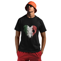 Italian Flag Heart Streetwear Crew Neck Short Sleeve T-Shirts Graphic Tees S-4XL - £11.72 GBP