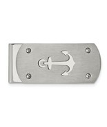 Chisel Stainless Steel Brushed and Polished Anchor Money Clip - $69.56