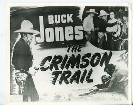 Crimson Trail-Buck Jones--8x10-B&amp;W-Still-VG - £15.99 GBP