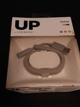 JAWBONE UP PLUG IN TO SYNC ACTIVITY TRACKER NEW RETAIL PACKAGE GRAY MEDIUM - £21.79 GBP