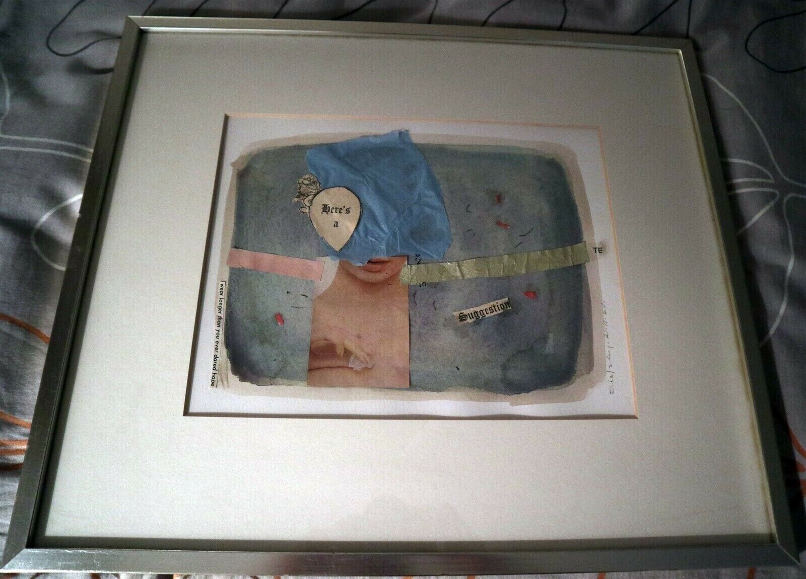 Primary image for F M SIELSKY Mid Century Collage Pollack Gallery 1962 "Suggestion" Rare Listed!