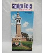 Stephan Foster Memorial White Springs Florida Brochure Pamphlet - $9.89