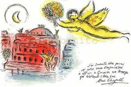 Artebonito - Marc Chagall Homage a Garnier Lithograph Paris Opera 1966 - £175.45 GBP