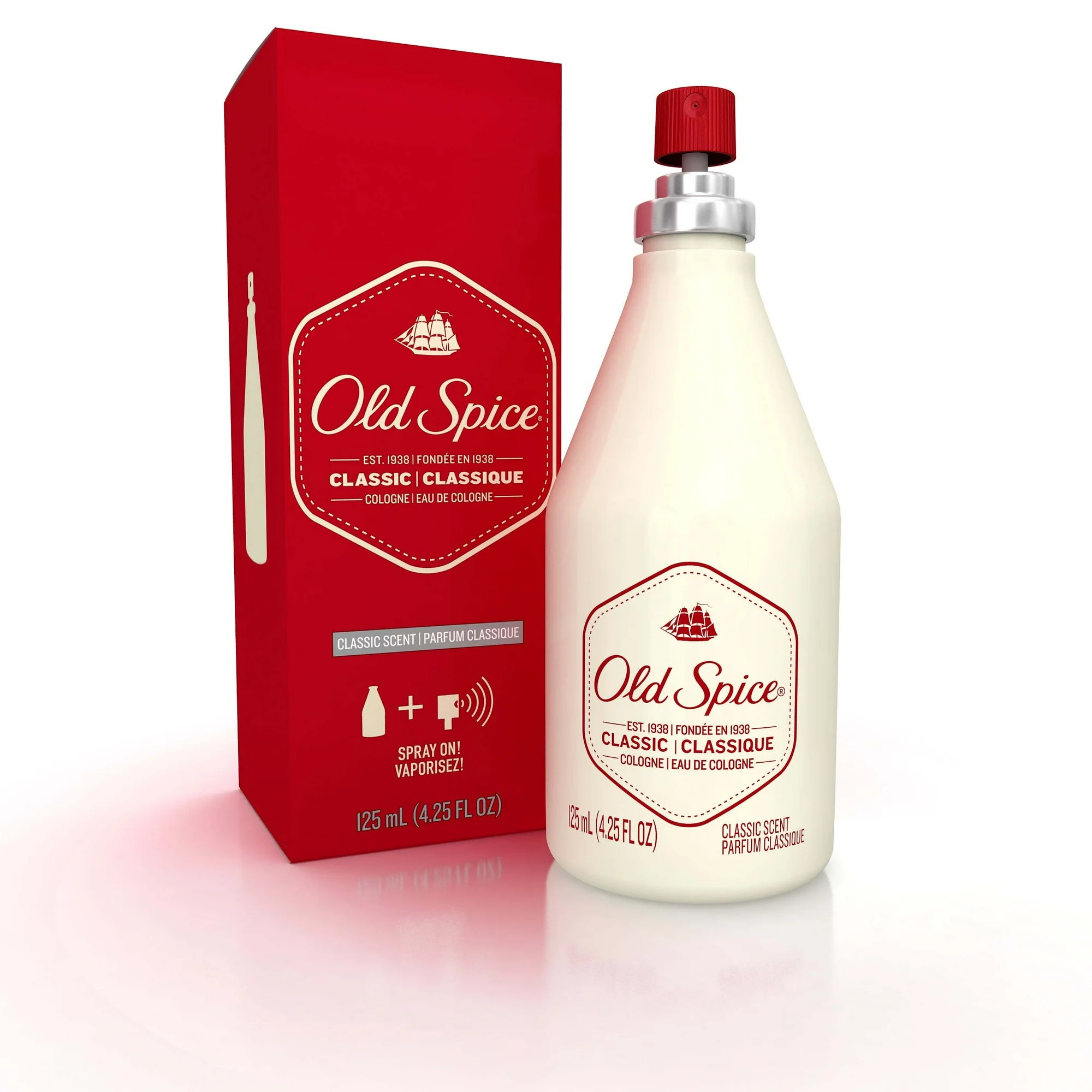 Old Spice Classic Scent Cologne For Men, 4.25 fl oz Full Size - $372.45 MXN