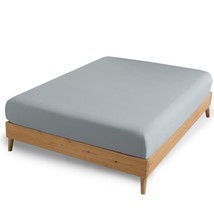 Twin Fitted Sheet Only, Gray Microfiber Bed Sheets - Deep Pocket - Ultra Soft - - £15.69 GBP