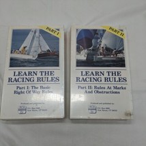 Learn The Racing Rules Part 1 And 2 VHS Sealed Yact Sailing Instructions  - £30.75 GBP