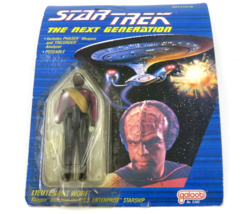 Star Trek TNG Lieutenant Worf Brand NEW Sealed Action Figure Galoob 1988 - £7.75 GBP