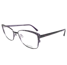 Menizzi Kids Eyeglasses Frames M4034 Col.2 Purple Cat Eye Full Rim 48-18-140 - £36.55 GBP