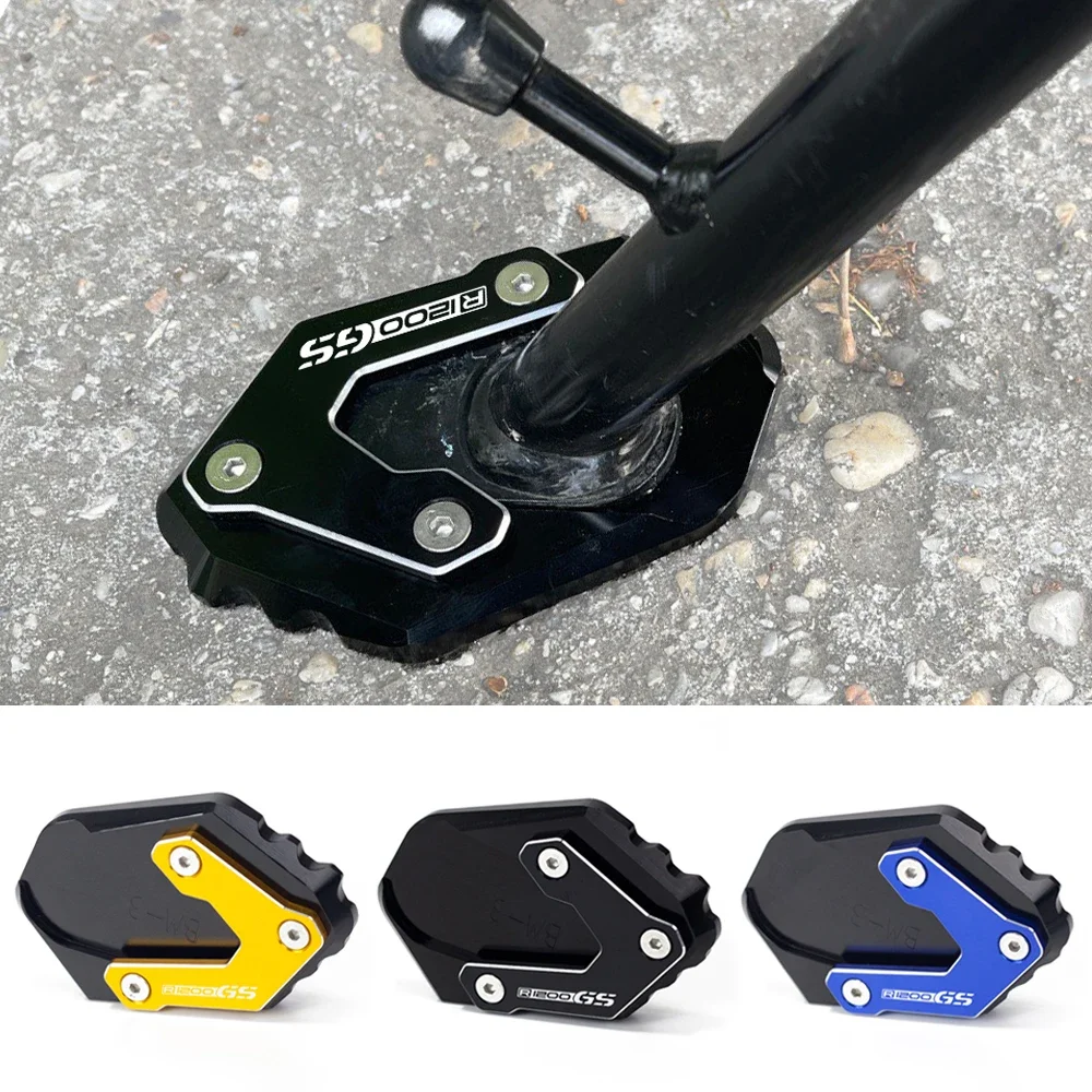 Stand enlarger plate kickstand enlarge extension for bmw f750gs 750 1250 r1200gs lc adv thumb200