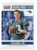 2018 Score Sidelines Tom Brady #12 New England Patriots Tampa Bay Bucs -... - $41.53 MXN