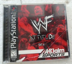 Playstation PS1 WWE WWF Attitude complete - £7.44 GBP