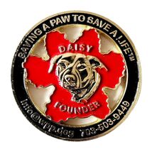 2000s Wounded Paw Project Daisy Token Medallion Challenge Coin Dogs 1.75... - €17,16 EUR
