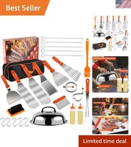 Complete Grilling Set: 27PCS Tools for Blackstone &amp; Camp Chef - Portable... - $756.61 MXN