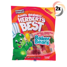 2x Bags Herbert&#39;s Best Original Baker Beans Assorted Flavor Gummi Candy | 3.5oz - £8.80 GBP