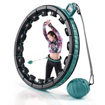 Smart Weighted Hula Hoop For Adults Weight Loss Fully Adjustable With De... - £39.95 GBP