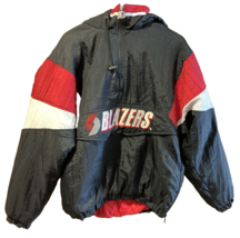 Vintage STARTER NBA Portland Trail Blazers  90’s  Jacket size XL Pullover Coat - £155.03 GBP