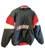 Vintage STARTER NBA Portland Trail Blazers  90’s  Jacket size XL Pullove... - $268.93 CAD