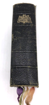 Antique Vintage Missel Quotidien Et Vesperai French Latin Missle Leather Bound - £146.18 GBP