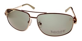 Timberland Mens Sunglass Gold Metal Aviator Green Polarized Lens TB7119 32N - $31.49