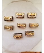 Silver plated napkin rings with gold bows - $15.00