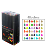48pcs Box of Colored Pens Coloring Painting, Needle Pens Drawing - $94.55
