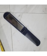 Vintage Estee Lauder Hair Comb Navy Flip  Plastic Wide Tooth Purse Trave... - €19,22 EUR