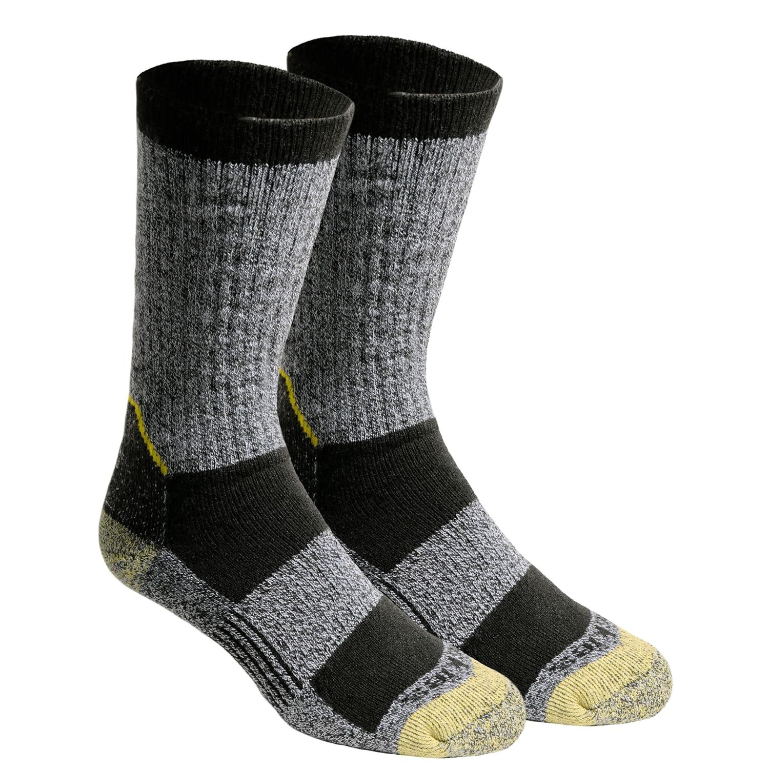 Primary image for Dickies Men's Kevlar Reinforced Steel Toe Crew Socks, Black (2 Pairs), Shoe Size