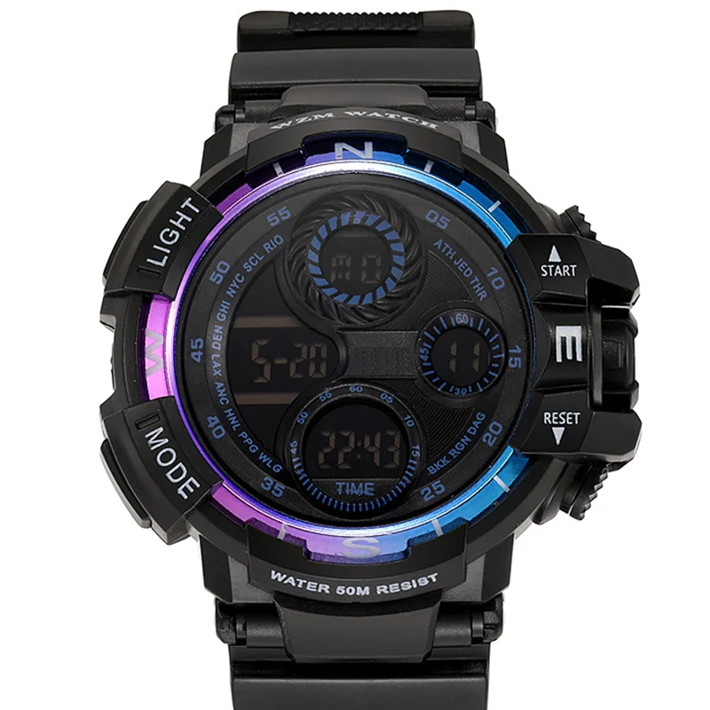 Military Digital Watch for Men Outdoor Men&#39;s Sports Watches Clock Waterp... - $15.69