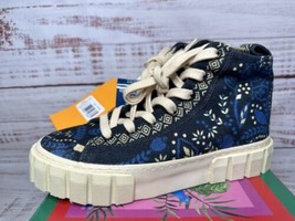 NEW Sz 6 Farm Rio Mid FlatForm Sneaker Macaw Forest Black  - £70.52 GBP