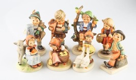 Lot of 8 Vintage Hummel Porcelain Figurines Goebel W. Germany Great Coll... - $530.16