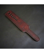 Brown Leather Spanking Paddle - Handmade Spanker, Spanking for BDSM Enth... - €46,35 EUR