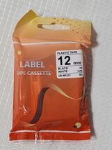 12mm Black on White Label Tape Cassette UB-MK231 231 - NEW/SEALED ***FRE... - $103.82 MXN