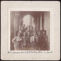 Centenary Collegiate Institute Cabinet Photo Students, 1898 Hackettstown, NJ - £19.78 GBP