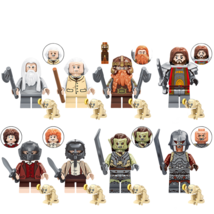 8pcs Lord of the Rings Series Assembled Building Block Minifigure Toys - $412.24 MXN