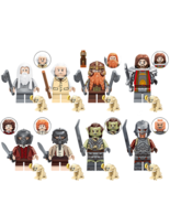 8pcs Lord of the Rings Series Assembled Building Block Minifigure Toys - $401.64 MXN