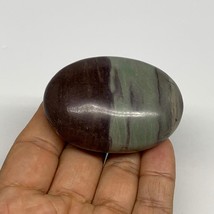 92.2g, 2.3&quot;x1.7&quot;x1&quot;, Narmada Shiva Lingam Palm-Stone Polished, B29390 - £8.62 GBP