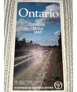 1971 Ontario Official Road Map Canada - £6.06 GBP