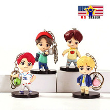 Kpop Korea Idol Group Bangtan Boys 3D Pendent Gift Keychain Cartoon Cosplay Bell - £7.22 GBP